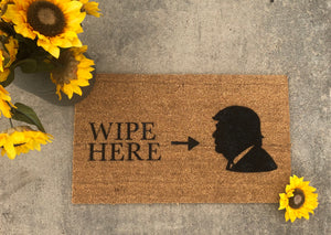 Wipe Here Doormat