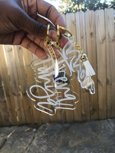 Clear Tag with Tassel